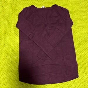 Gap purple v neck knit sweater